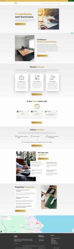 landing page contabilidade